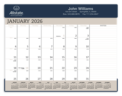 Image of Vinyl Desk Pad Calendar